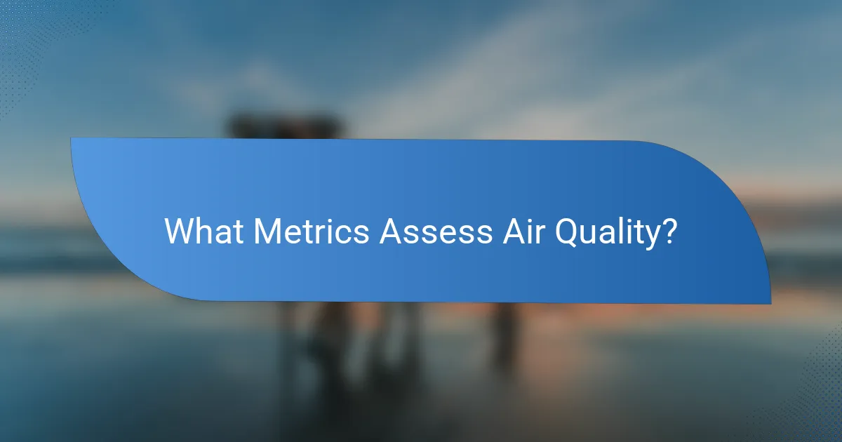 What Metrics Assess Air Quality?
